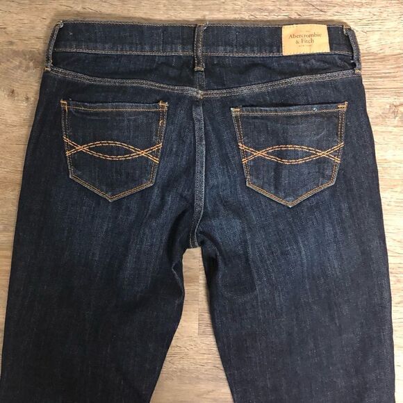 Abercrombie & Fitch Perfect Stretch Dark Wash Jeans, Size 4L waist 27, length 35 - Picture 11 of 12